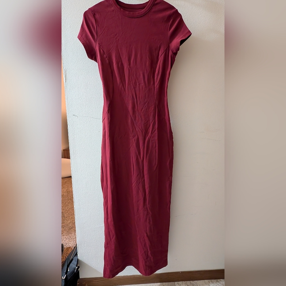 Burgundy Women's Dress